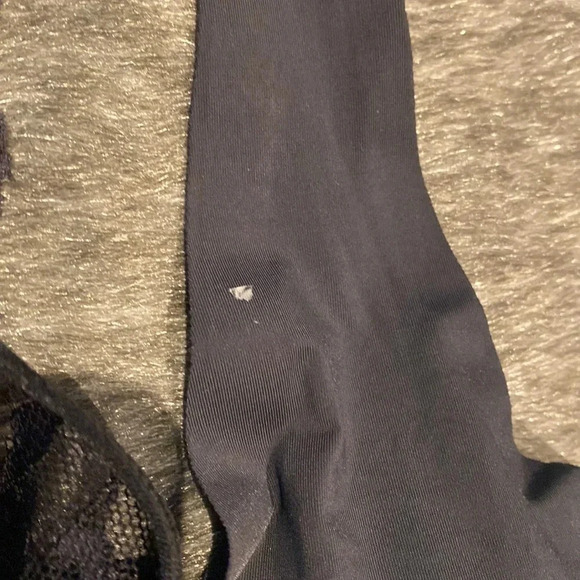 Nine West black padded lace brallette Szc L - Picture 8 of 12